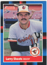 1988 Donruss Baseball Cards    273     Larry Sheets